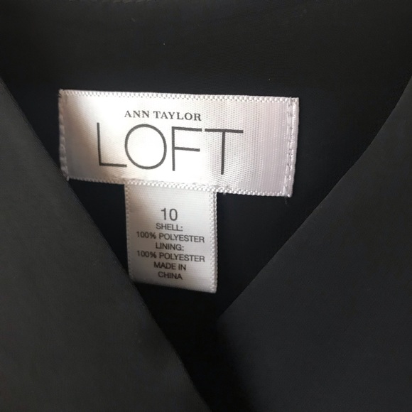 LOFT Faux Wrap Chiffon Top - Picture 2 of 6